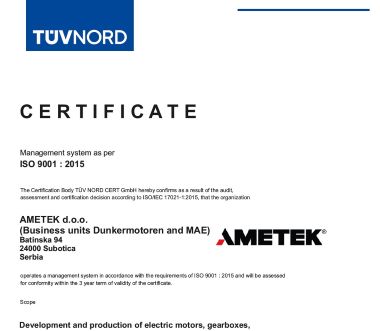 certificate ENglish-QM