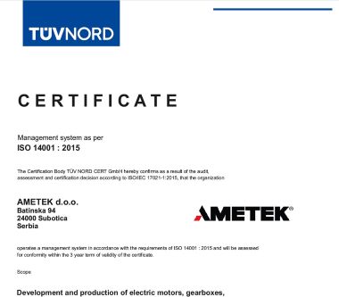 Certificate English UM